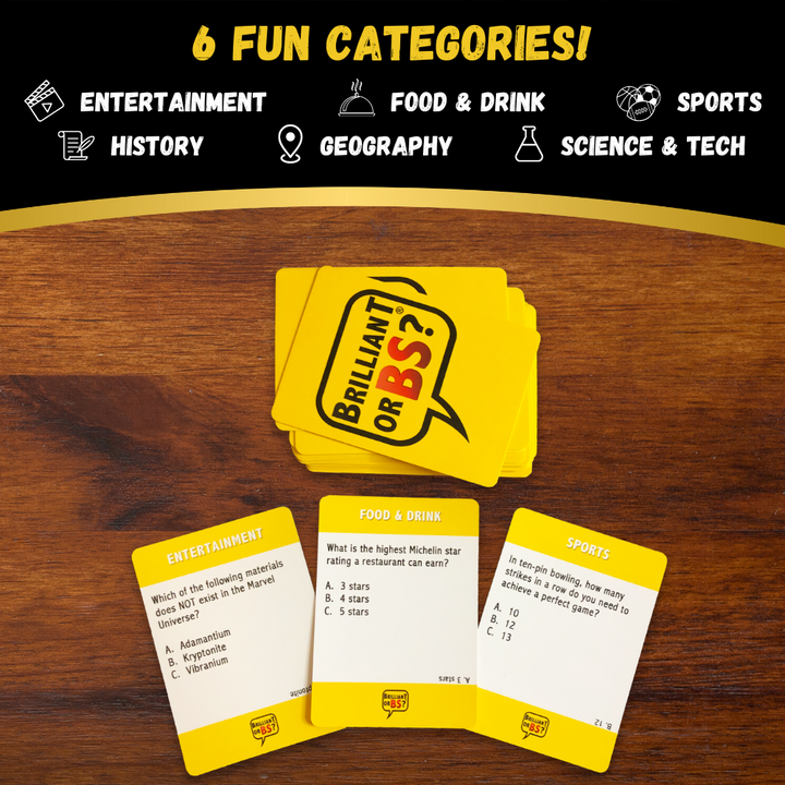 Brilliant or BS? Big Bluff Box Deluxe Edition Game