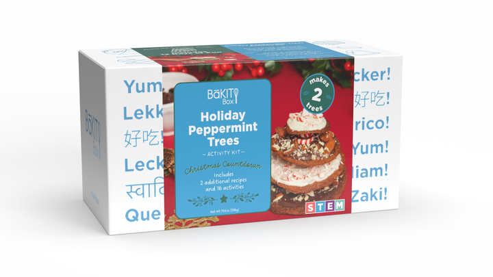 BāKIT Box Holiday Peppermint Trees 12 Days of Christmas STEM Activity Kit