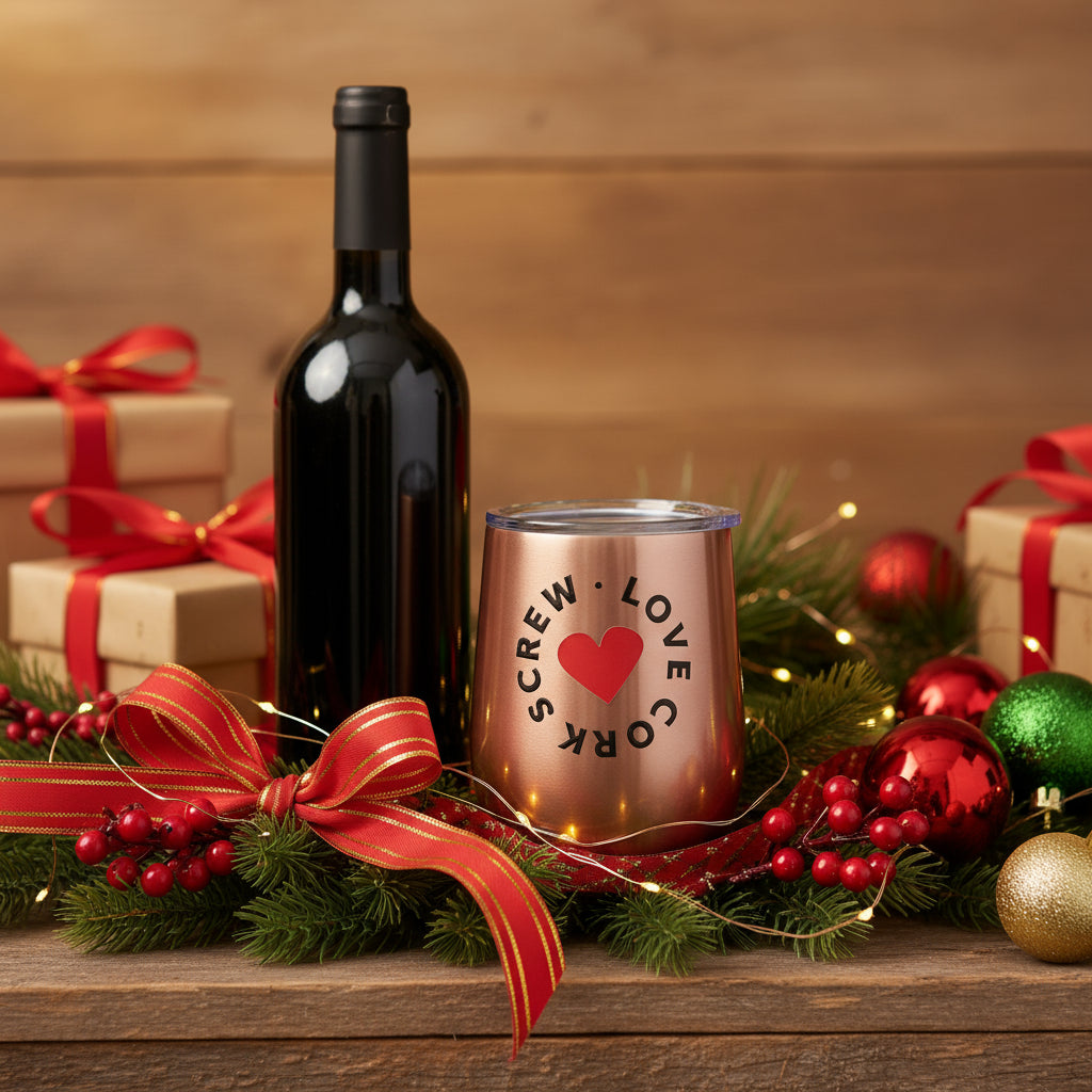 Love Cork Screw Tumbler