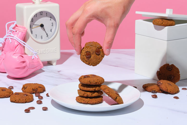 Bake Me Healthy Dark Chocolate Chip Cookies