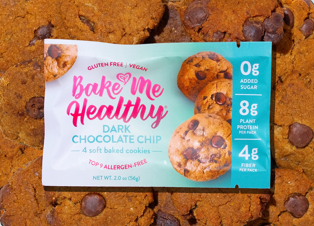Bake Me Healthy Dark Chocolate Chip Cookies