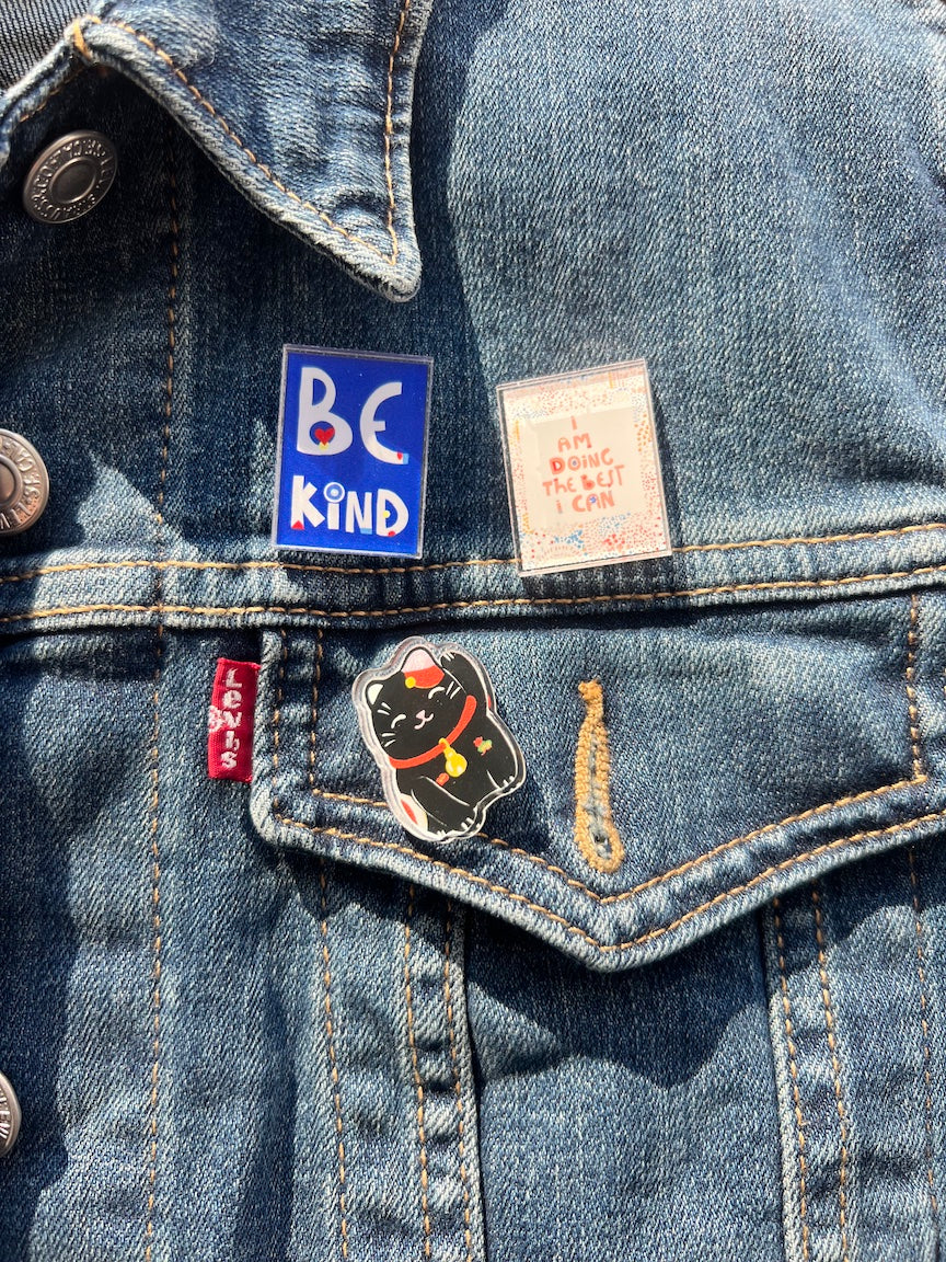 Violet Red Studio Be Kind Lapel Pin