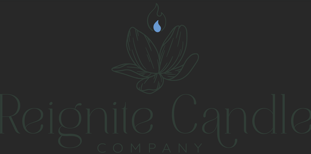 Reignite Candle Co "Citrus Rose" Soy Wax Candle - Clear Wine Glass  11 oz