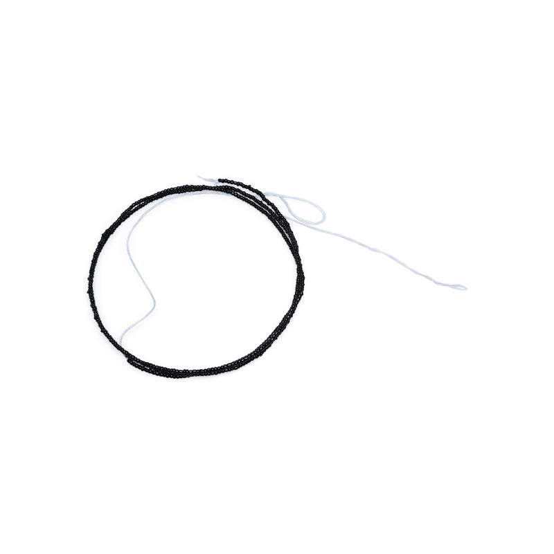 DDC WRAPS "Black on Black" Traditional Wasit Beads