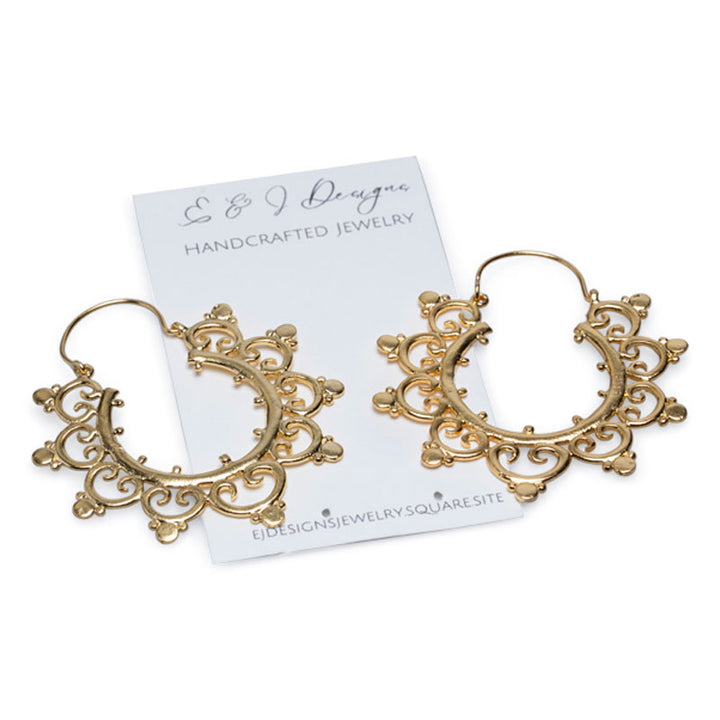 E & J Designs Handcrafted Jewelry Radiance Hoops