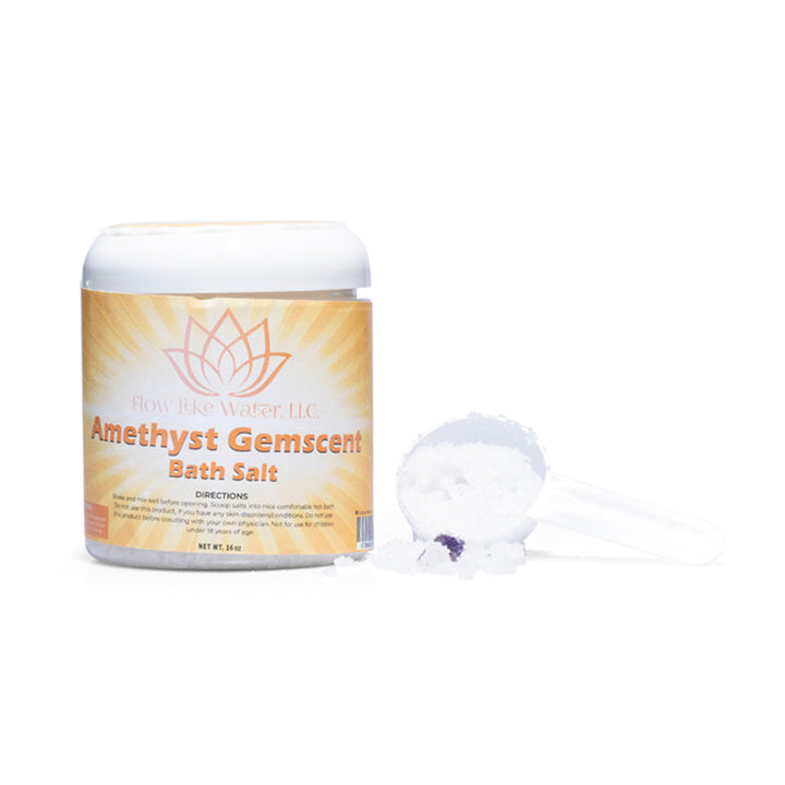 Flow Like Water, Gemscent Amethyst Bath Salt