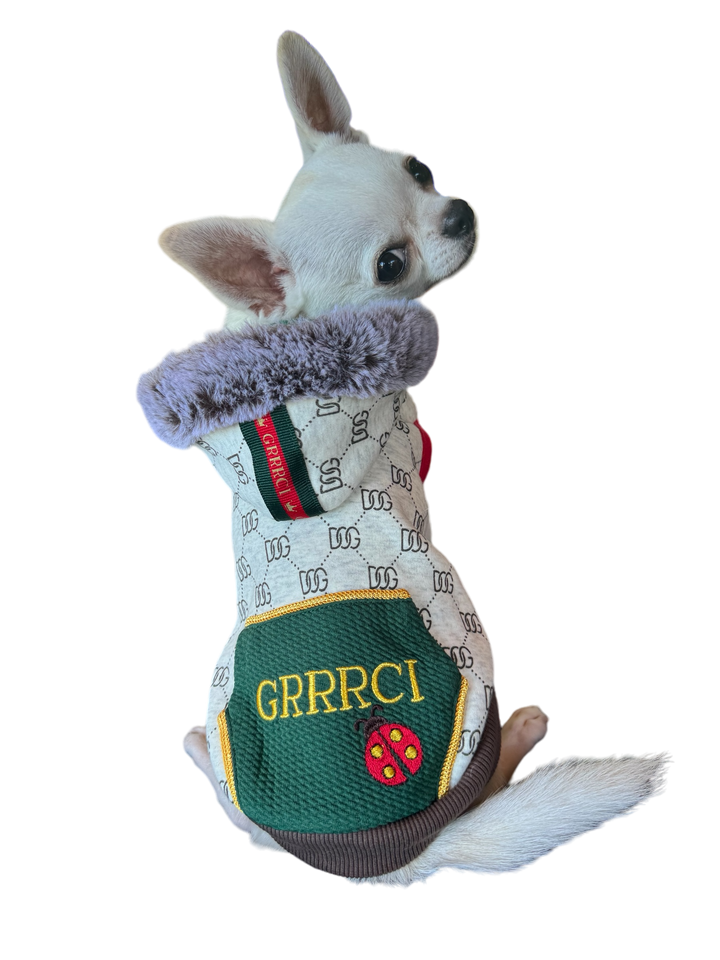PetTee Apparel GRRRCI Lady Bug Dog Hoodie