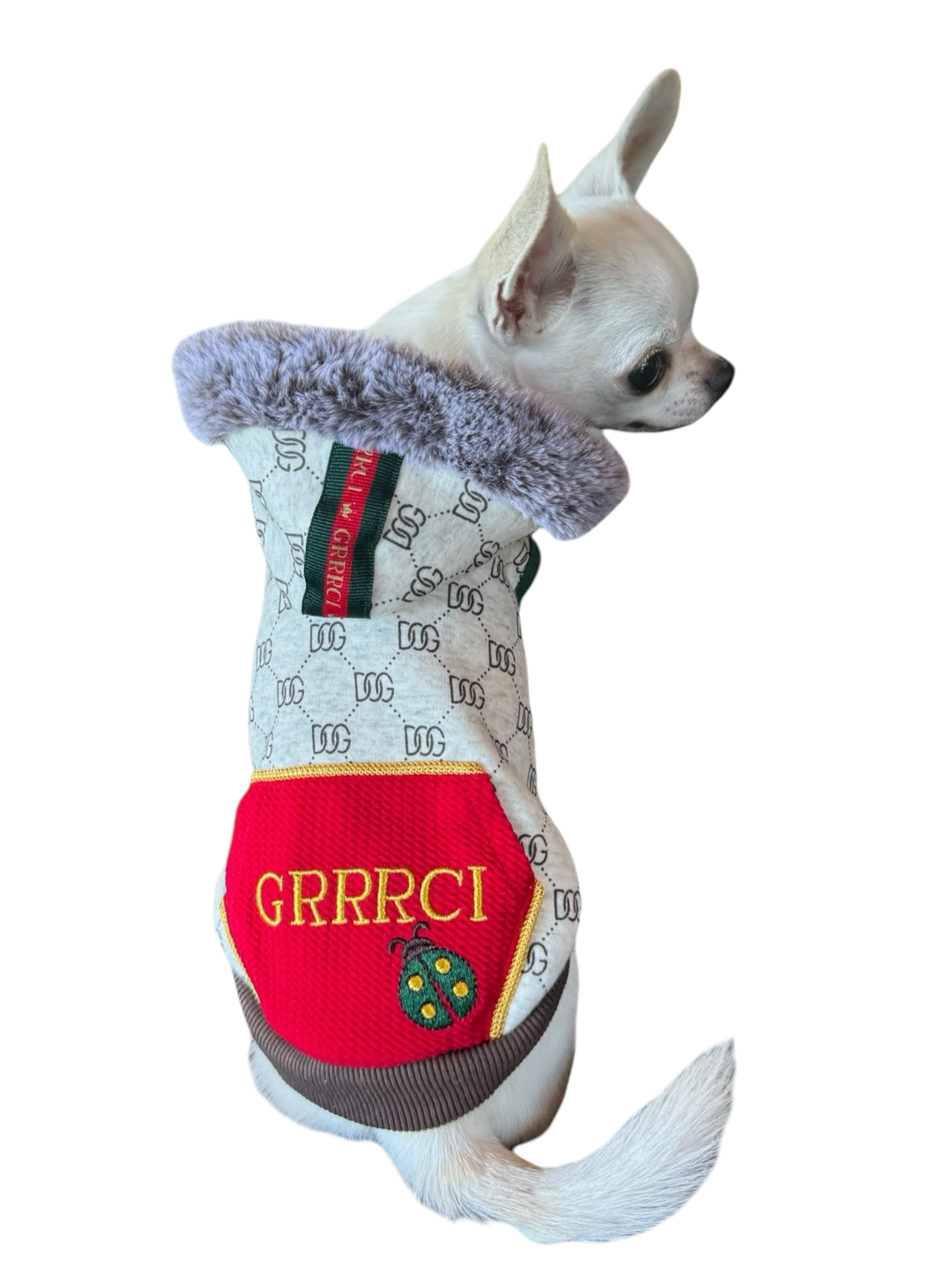 PetTee Apparel GRRRCI Lady Bug Dog Hoodie