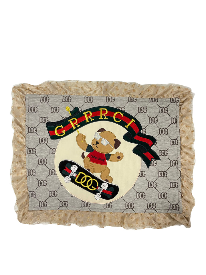 PetTee Apparel GRRRCI Skateboard Dog Mat