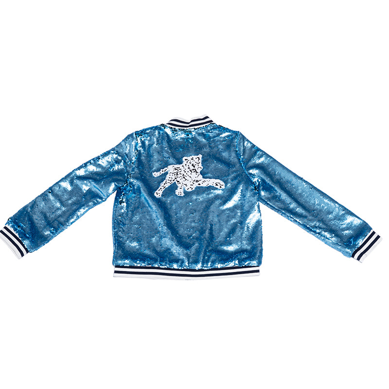 HBCU Legacy Fashion JSU Girls Sequin Bomber Jacket