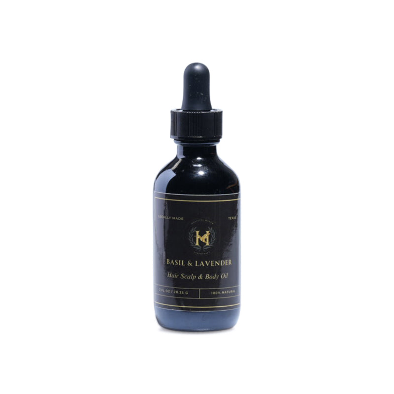 Holistic Haven Essentials LLC Basil - Lavender Herbal Infused Body Oil