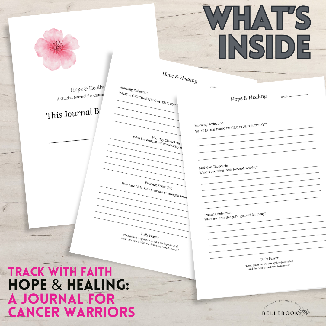 Belle Book Studio Hope & Healing Guided Journal