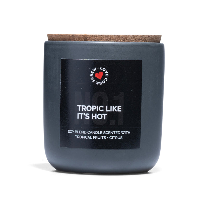 Love Cork Screw Tropic Like It's Hot Candle