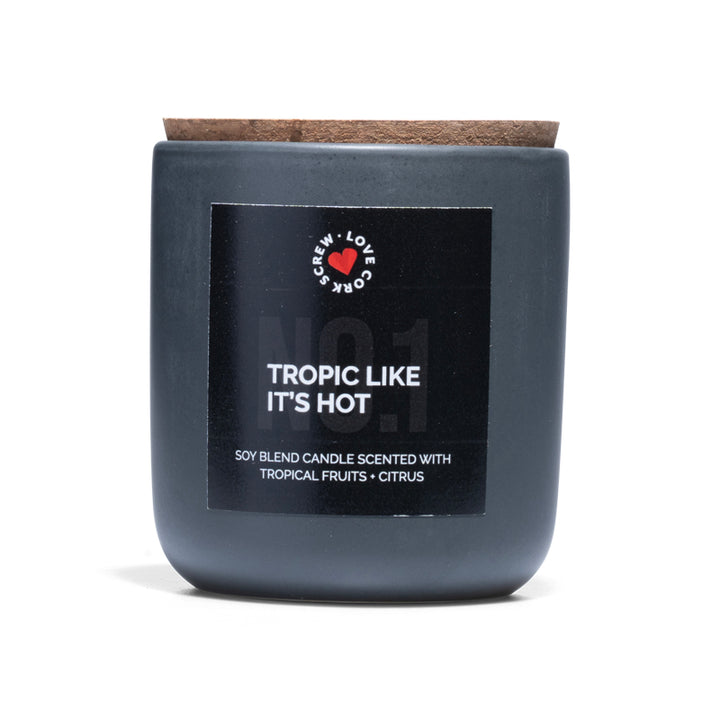 Love Cork Screw Tropic Like It's Hot Candle
