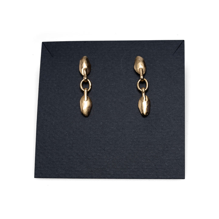 Lingua Nigra Queen of Spades - Delicate Dangle Earrings