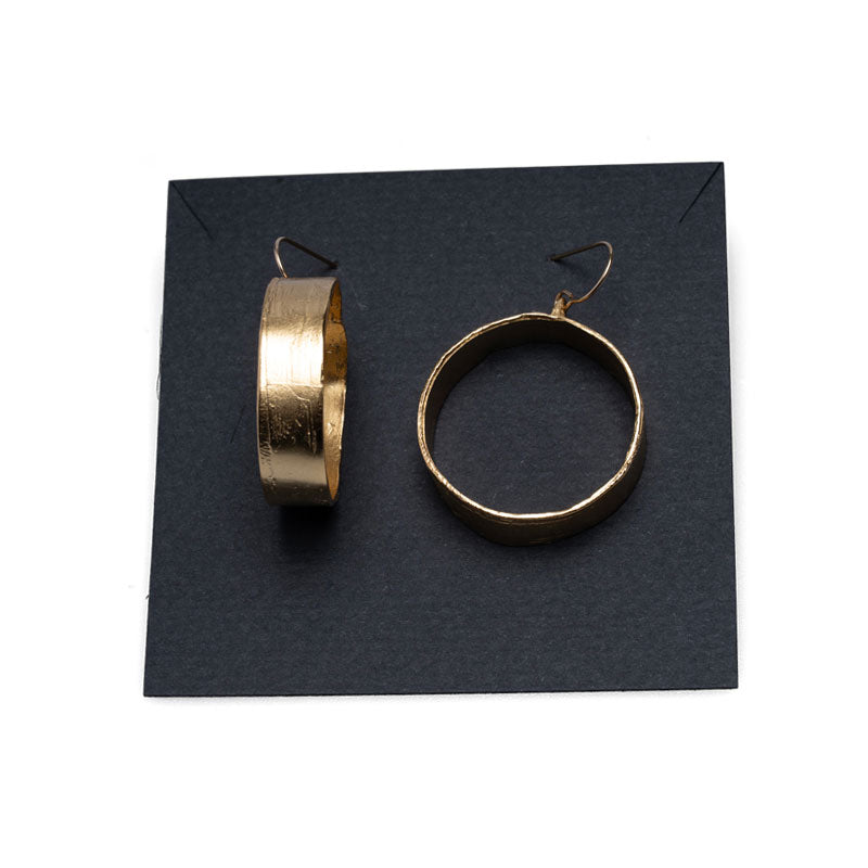 Lingua Nigra Poetic Hoop Earrings