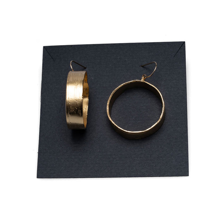 Lingua Nigra Poetic Hoop Earrings