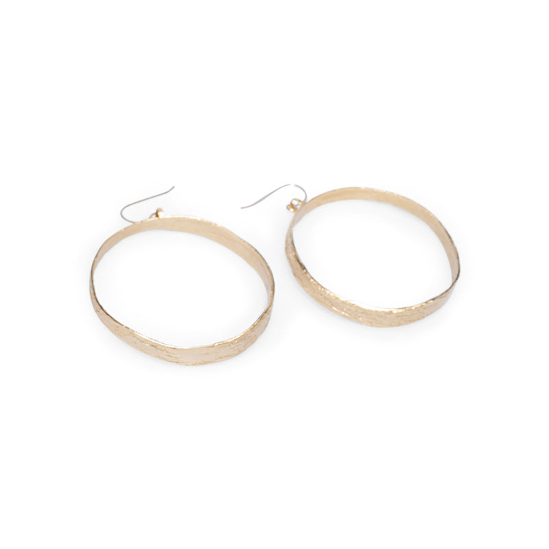 Lingua Nigra Poetic Hoop Earrings