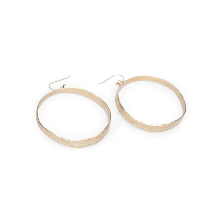 Lingua Nigra Poetic Hoop Earrings