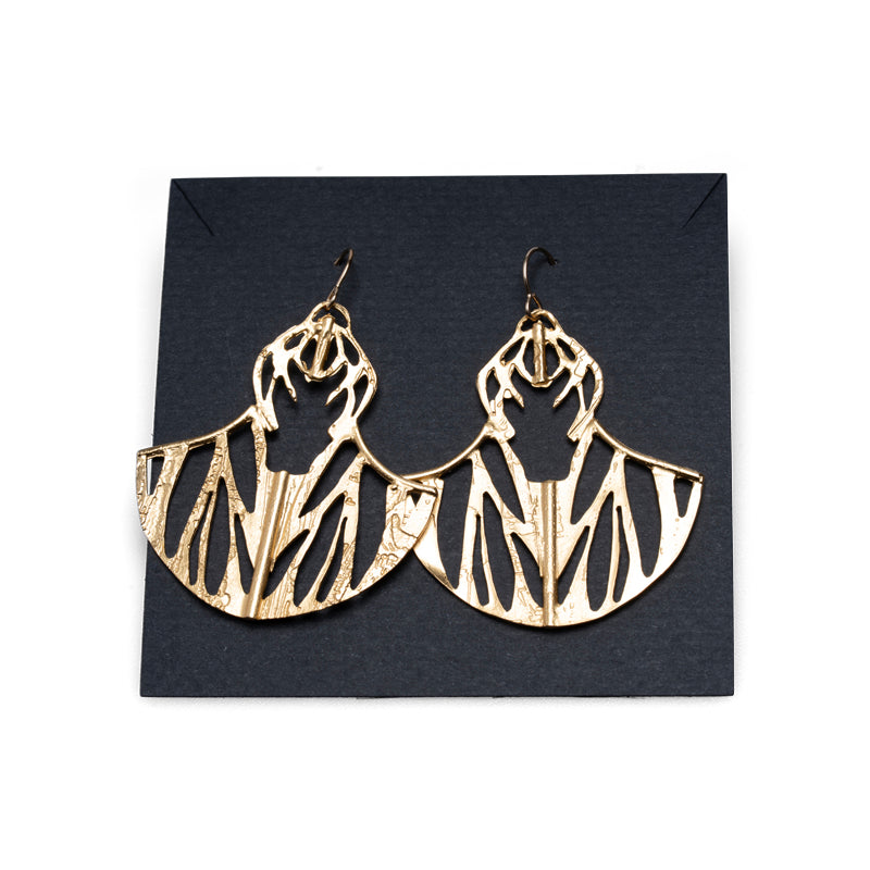 Lingua Nigra Ultrasonic Flight Cutout Earrings