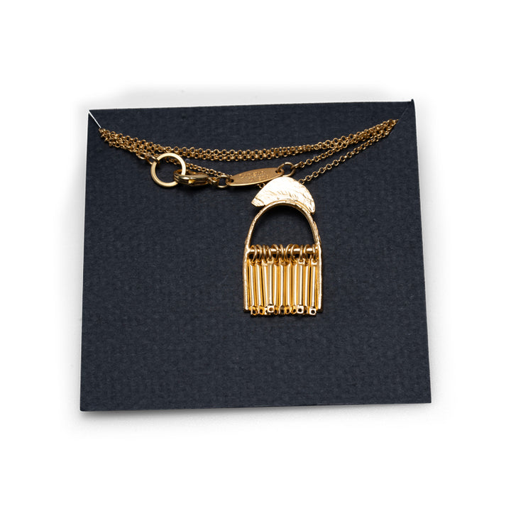 Lingua Nigra Shower of Faith Mini Fringe Necklace - 25"
