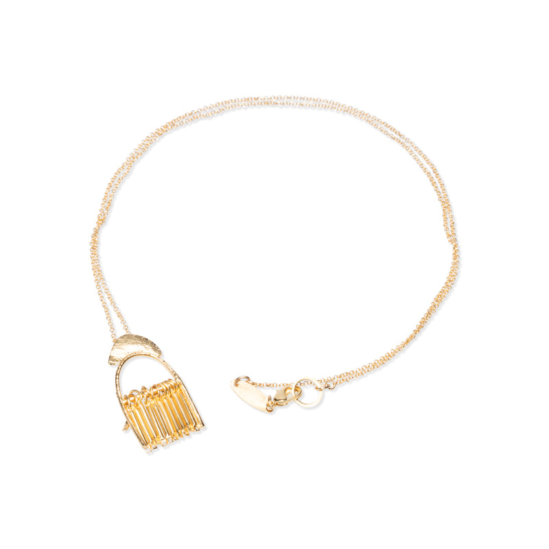 Lingua Nigra Shower of Faith Mini Fringe Necklace - 25"