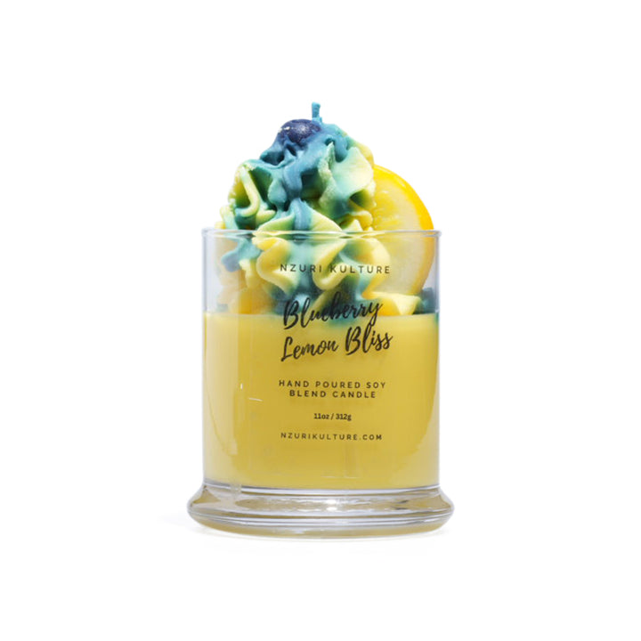 Nzuri Kulture - Lemon Blueberry Bliss Dessert Candle