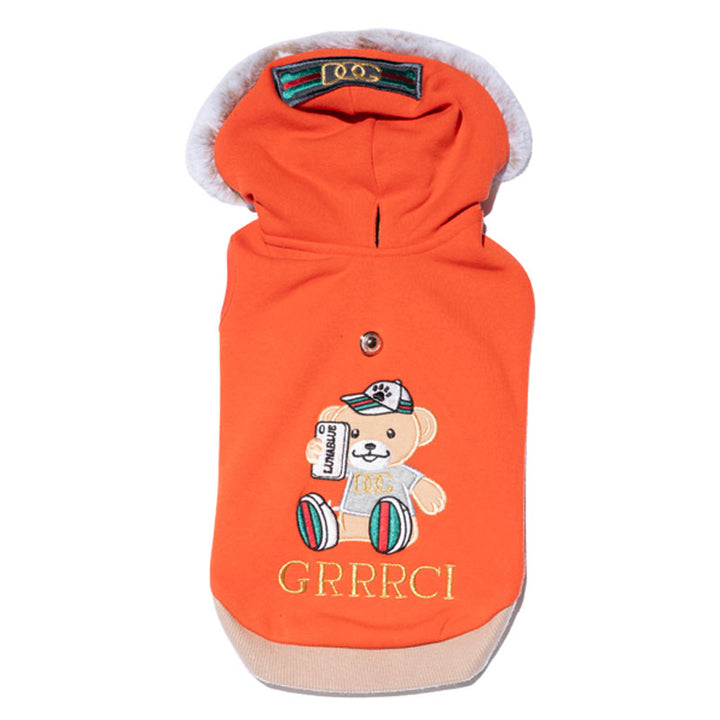 PetTee Apparel GRRRCI Selfie Bear Hoodie