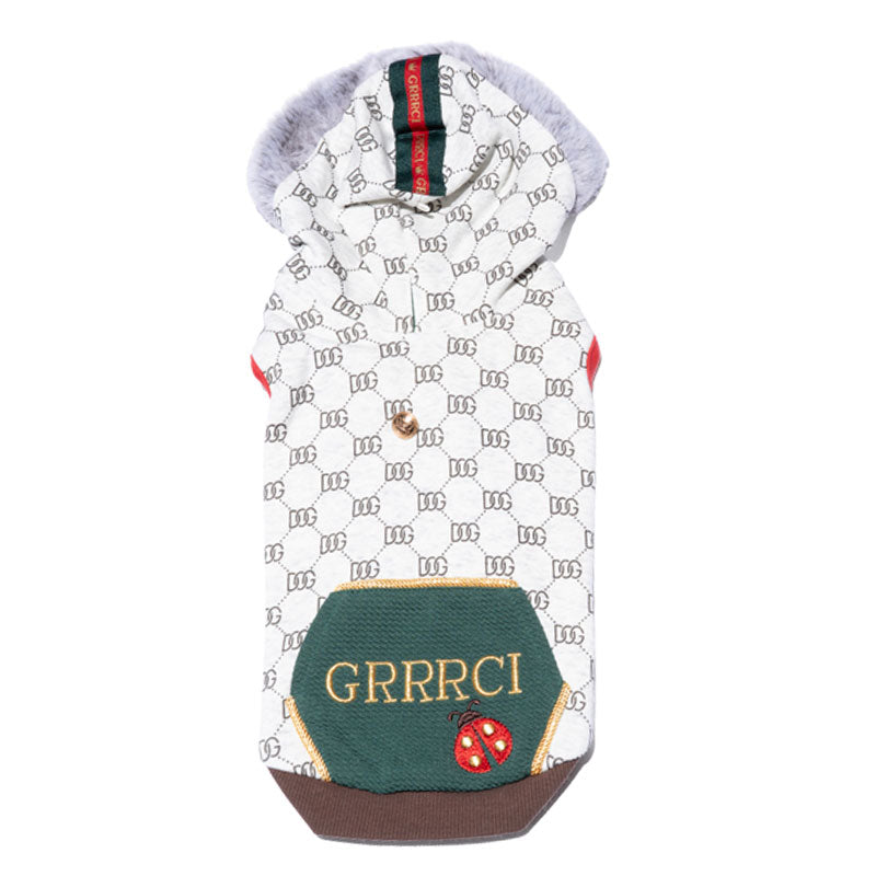 PetTee Apparel GRRRCI Lady Bug Dog Hoodie