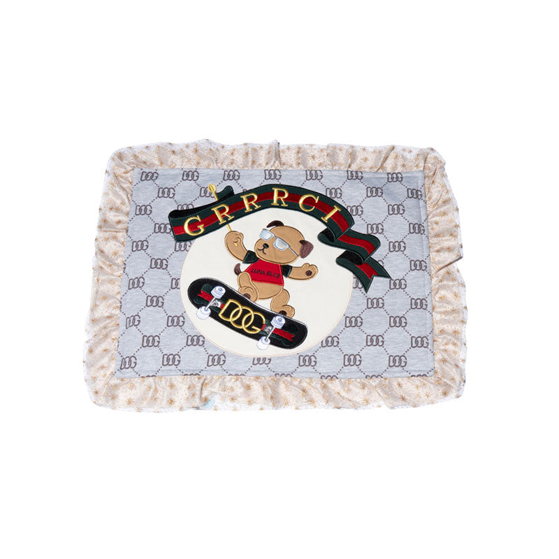 PetTee Apparel GRRRCI Skateboard Dog Mat