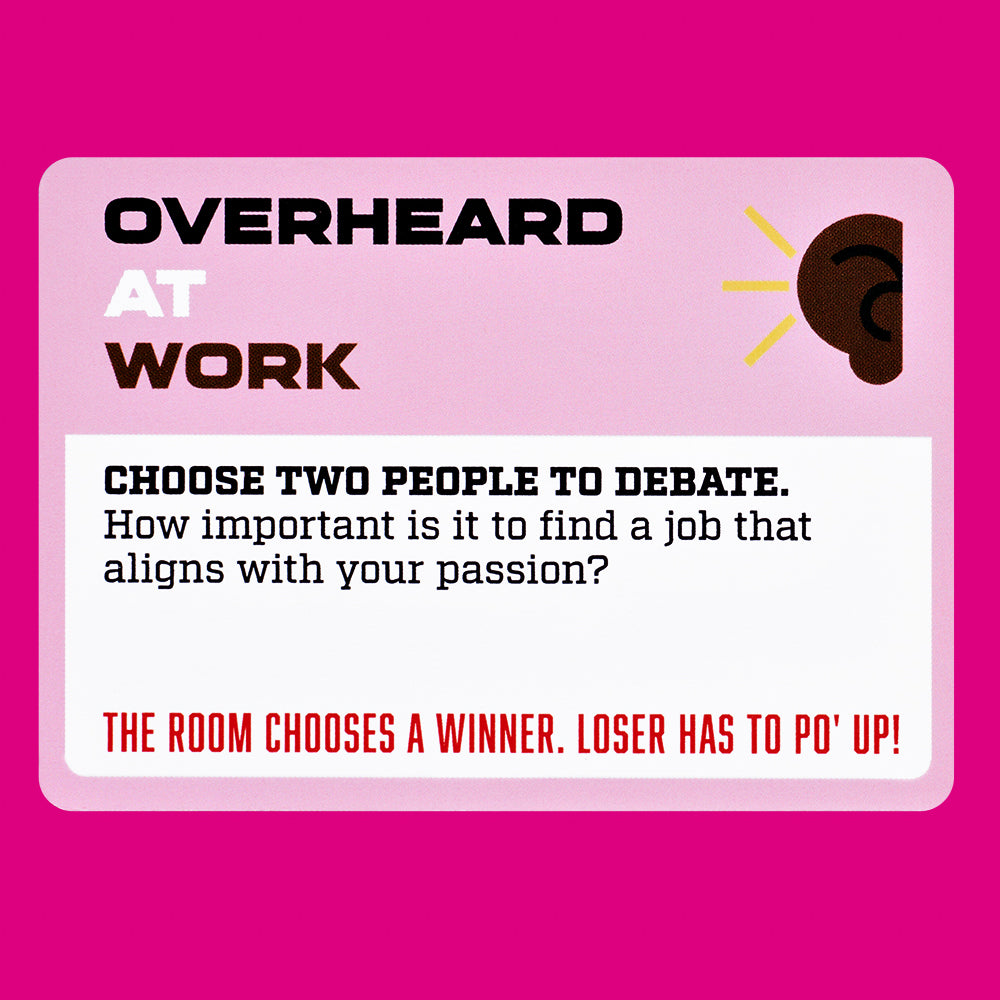 PO' UP! Card Game: Black in the Workplace Editon