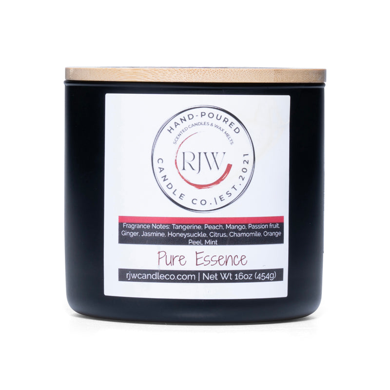 RJW Candle Co. 3-Wick Handcrafted Candle - Coconut Apricot Wax