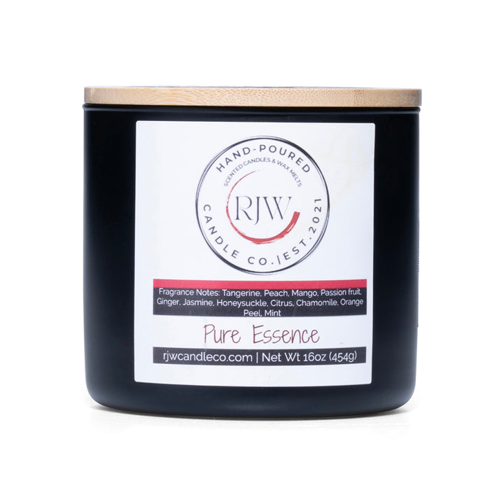 RJW Candle Co. 3-Wick Handcrafted Candle - Coconut Apricot Wax