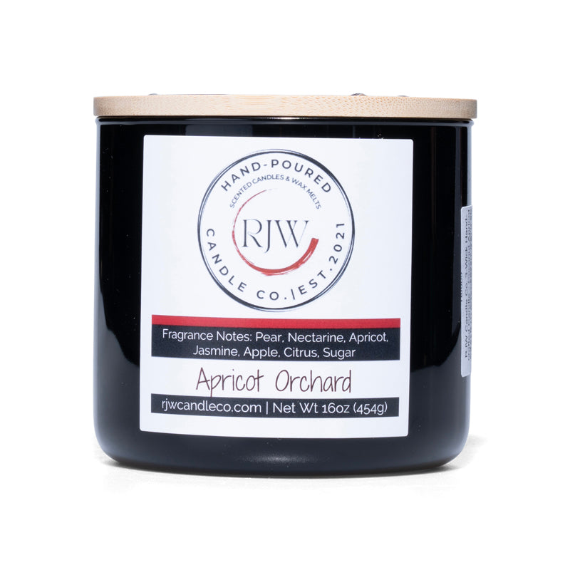 RJW Candle Co. 3-Wick Handcrafted Candle - Coconut Apricot Wax