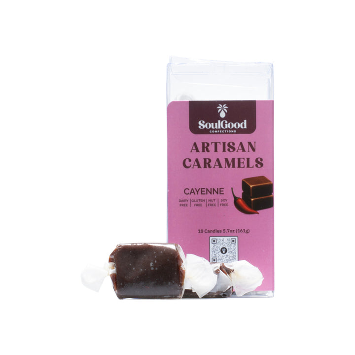 Soul Good Confections Artisan Caramels - 10-Piece Box (Single Flavor)