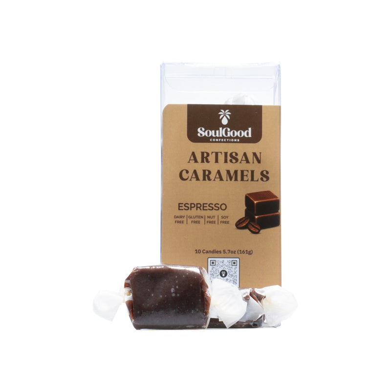 Soul Good Confections Artisan Caramels - 10-Piece Box (Single Flavor)