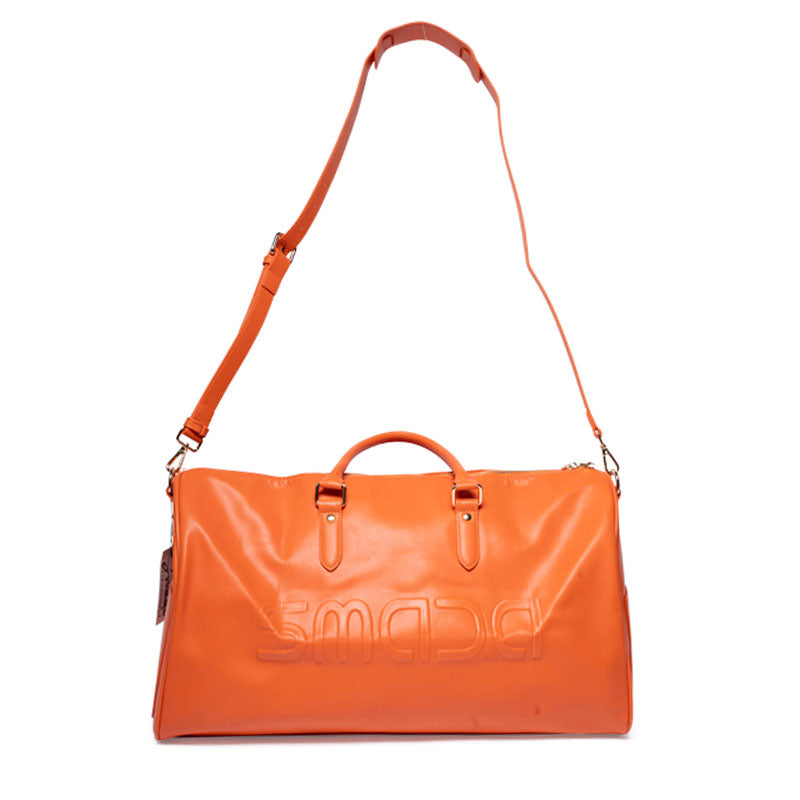 SMADA Embossed Weekender Bag – Leather Travel Essential