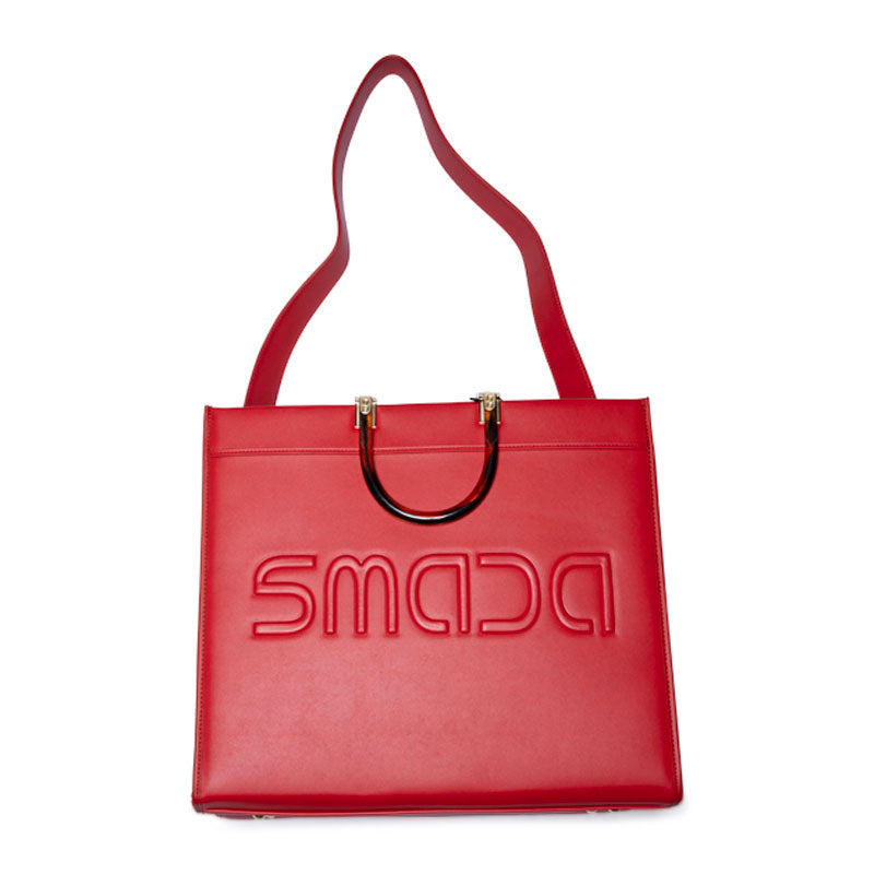 SMADA Embossed Tote Large – Limited Edition Designer Tote w Complimentary Organizer