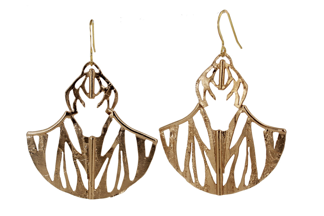 Lingua Nigra Ultrasonic Flight Cutout Earrings
