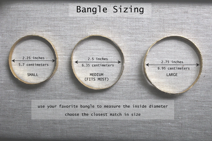 Lingua Nigra Aleda - Hand Etched Gold Toned Bangle - Single Bangle