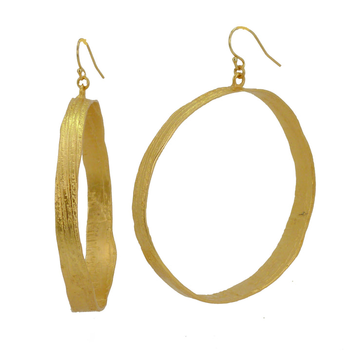 Lingua Nigra Poetic Hoop Earrings