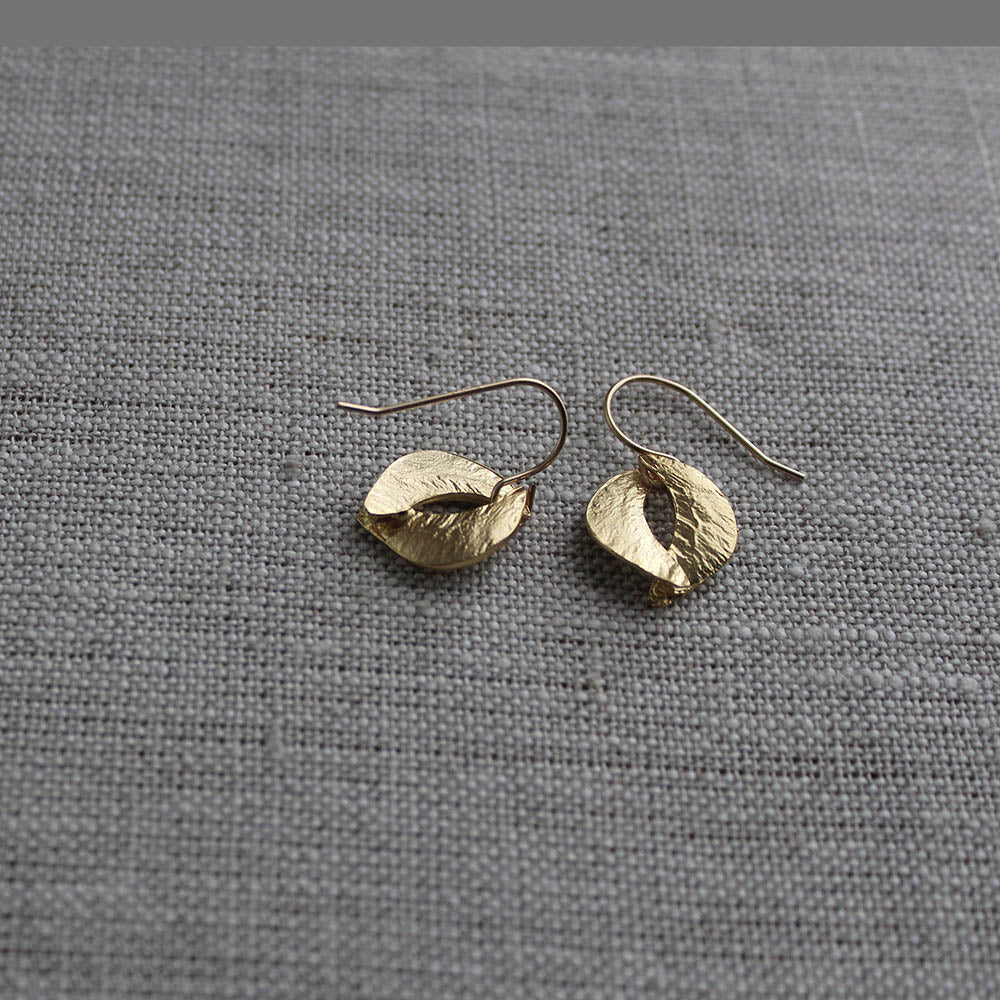 Lingua Nigra Delores Tiny Sculptured Organic Earrings