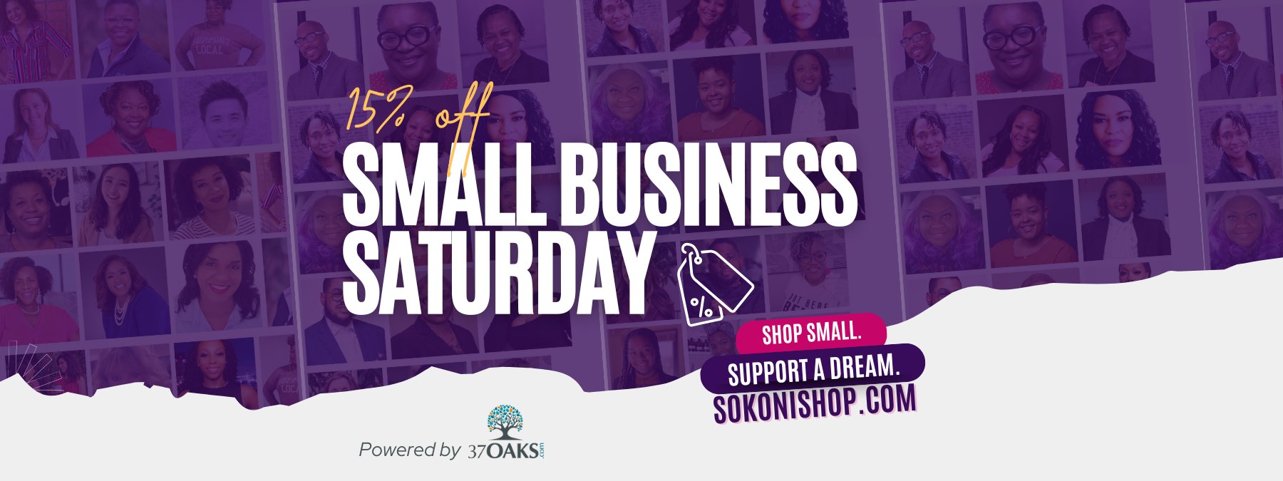 15% Off Small Business Saturday