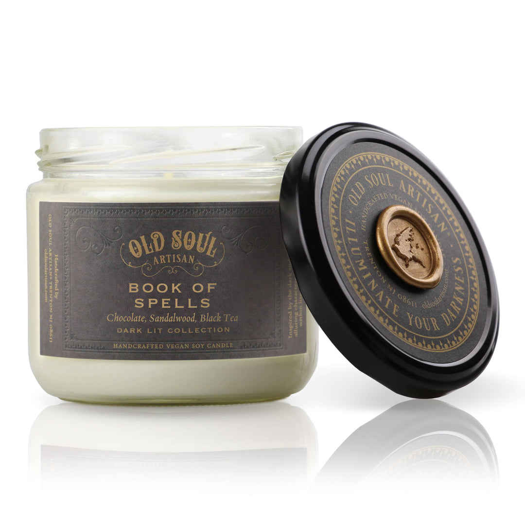 Old Soul Artisan Book of Spells Soy Candle