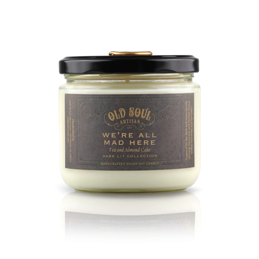 Old Soul Artisan We're All Mad Here Soy Candle