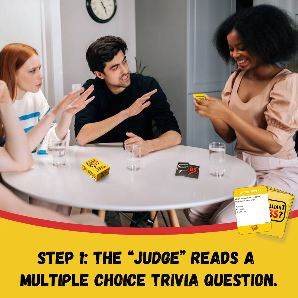 Brilliant or BS? Original Edition Trivia Party Game