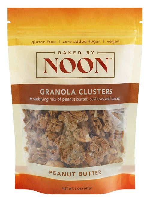 Baked by Noon Peanut Butter Granola Clusters