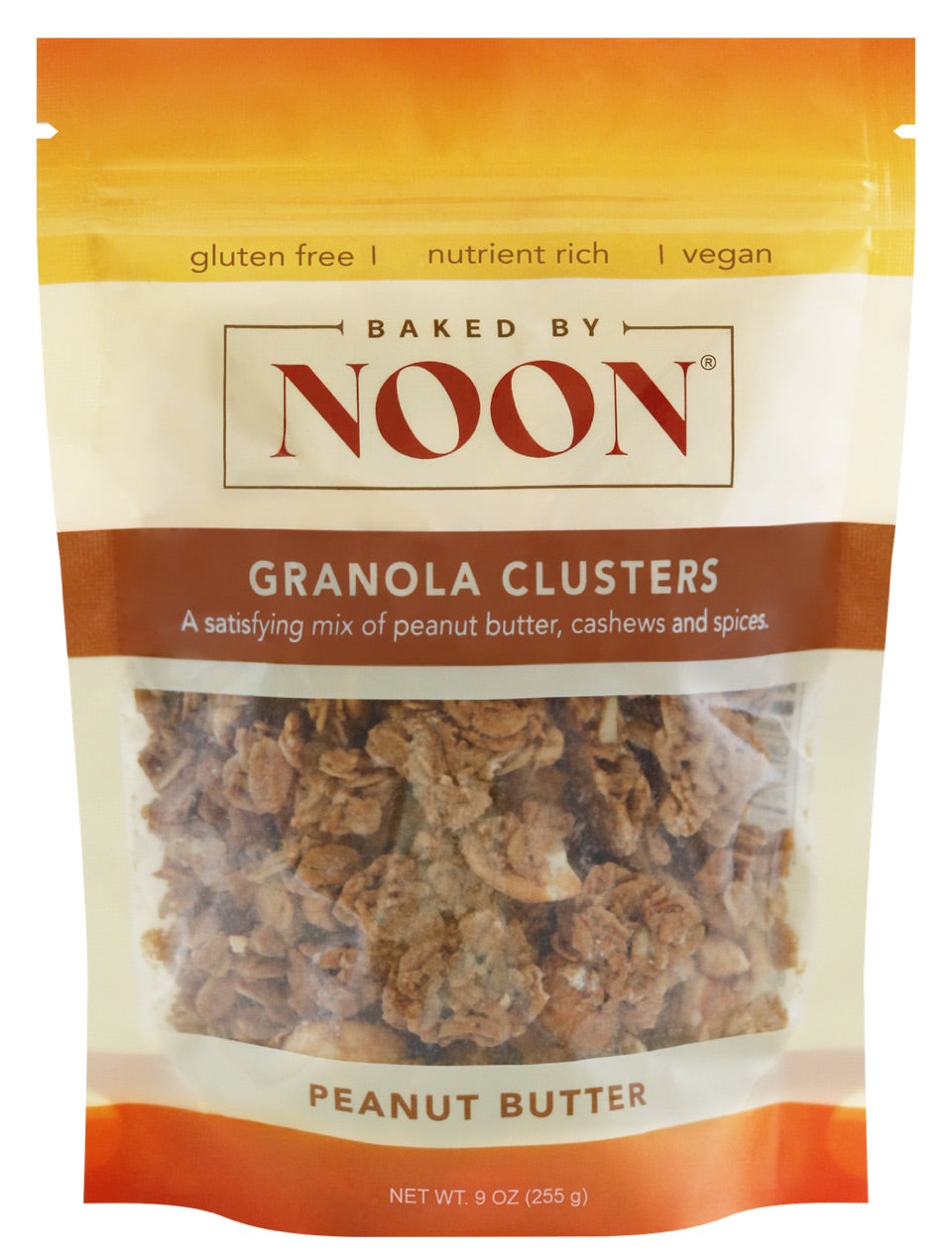 Baked by Noon Peanut Butter Granola Clusters