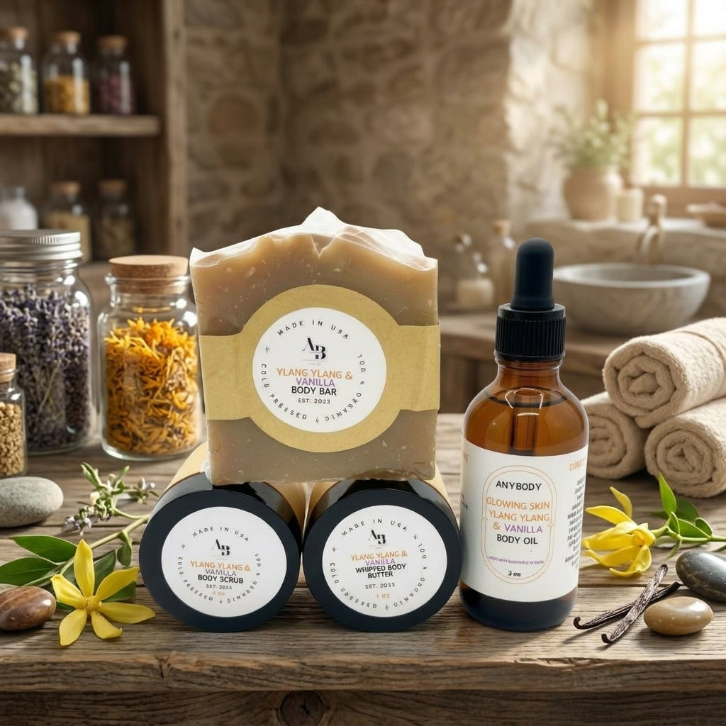 An·y·bod·y Mini Ylang Ylang & Vanilla Bundle