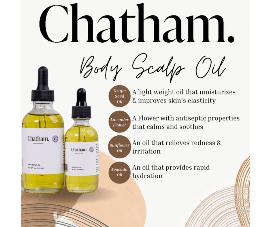 Chatham Natural Skin Care - Body / Scalp Oil - Unscented